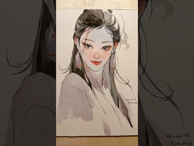 Hua Mulan #art #artwork #painting #watercolor #paintingtutorial