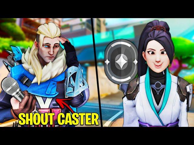 Pro Shout Casters spectate an Iron Ranked Game... - Valorant