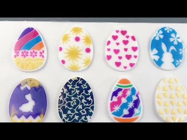 Giftboxxes® | Easter Egg Silicone Resin Mold for Keychain