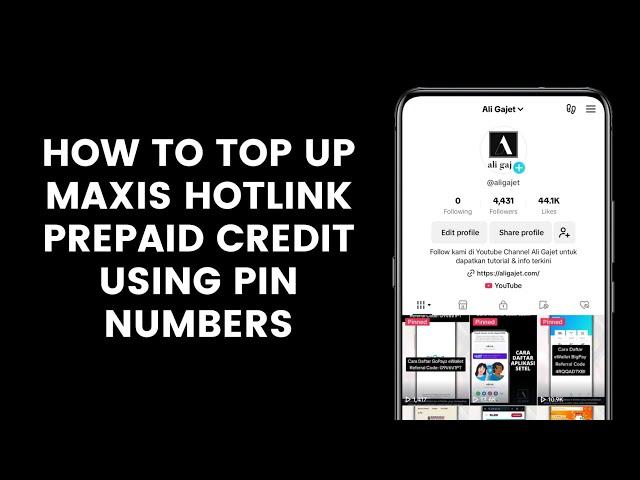 How to Top Up Maxis Hotlink Prepaid Credit Using PIN Code and Ticket Number l Top Up Reload Dial 111