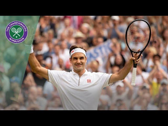 Roger Federer vs Lucas Pouille Wimbledon 2019 third round highlights