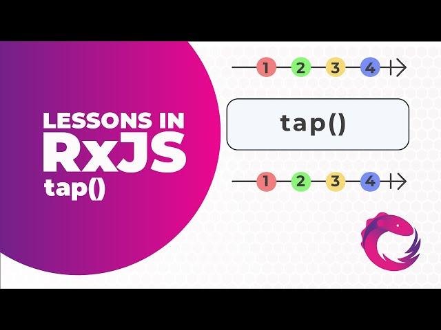 RxJS tap() - Utility Operator to Handle Side-Effects in an Observable