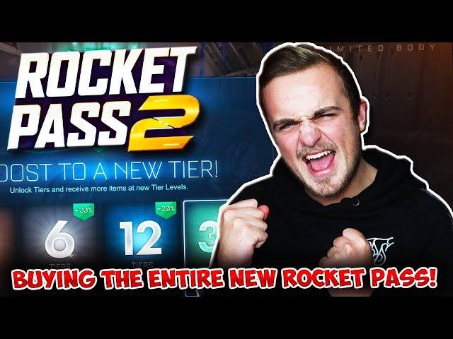BUYING THE ENTIRE NEW ROCKET PASS 2! | BIG Rocket League Update!