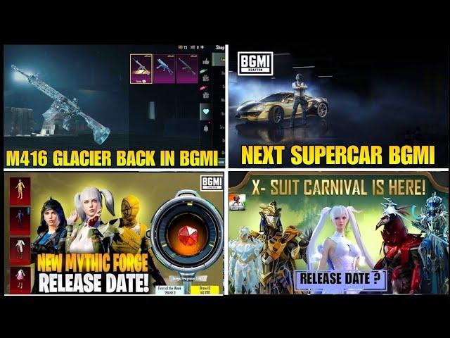  Bgmi 3.5 New Update Leaks | Next Mythic Forge Bgmi | Next X Suit Leaks |Next Supercar & M4 Glacier