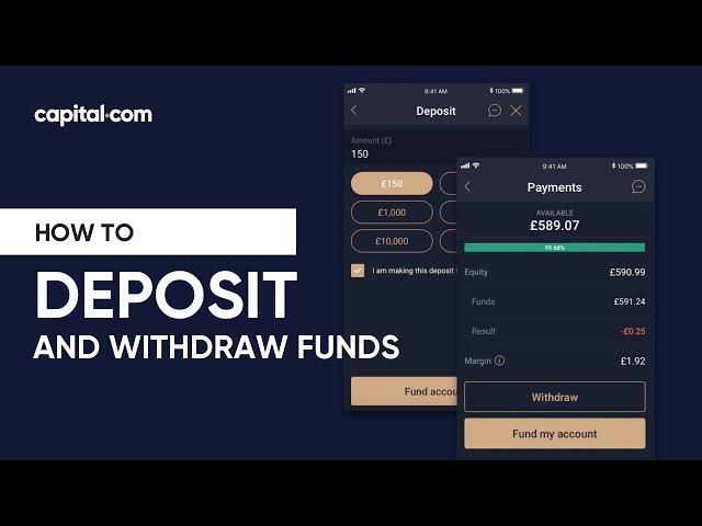 How to deposit and withdraw funds