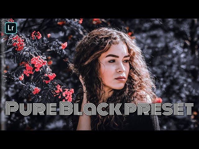 Lightroom Mobile Presets Free Dng | Pure Black Preset | Black Tone | Dark Black