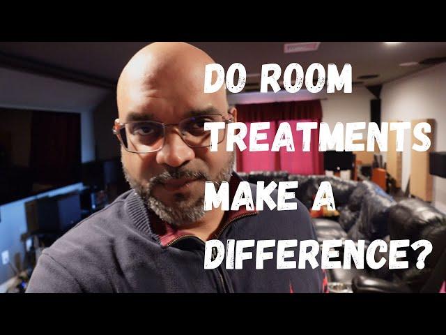 Do room treatments make a difference? #hometheater