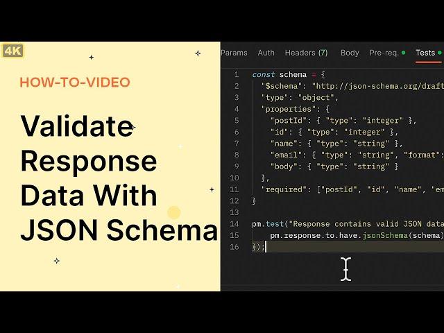 Validate Response Data With JSON Schema