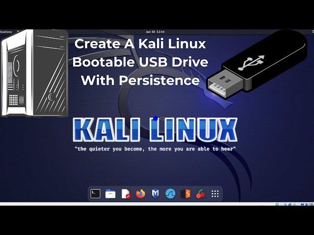 Create Kali Linux Bootable USB Drive With Persistence