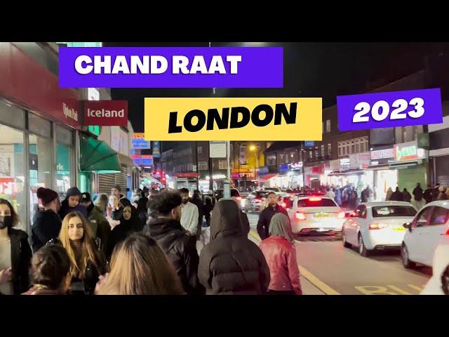 Chand Raat Walking Tales London 2023  | Green Street || Waqar Hassan Vlogs