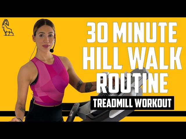 30 MIN HILL WALK Treadmill Workout | IBX Running