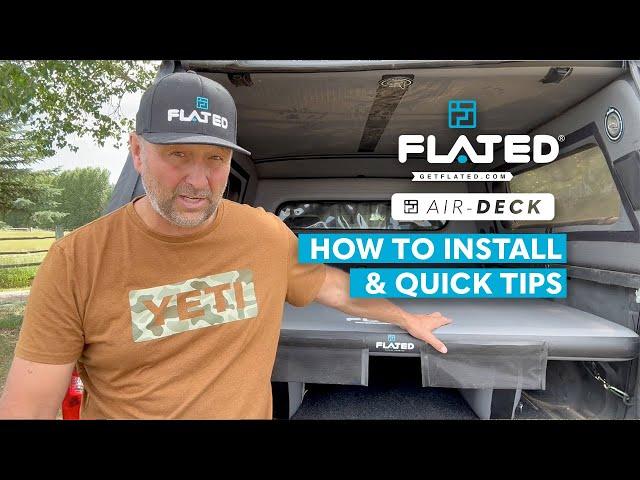 How to install the FLATED Air-Deck.