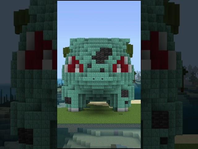 pokemon Bulbasaur statue pixel art fastbuild