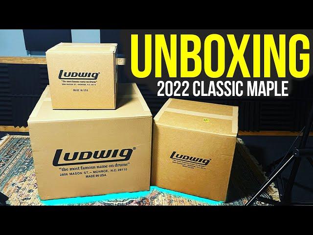 Unboxing New Studio Kit - Ludwig Classic Maple