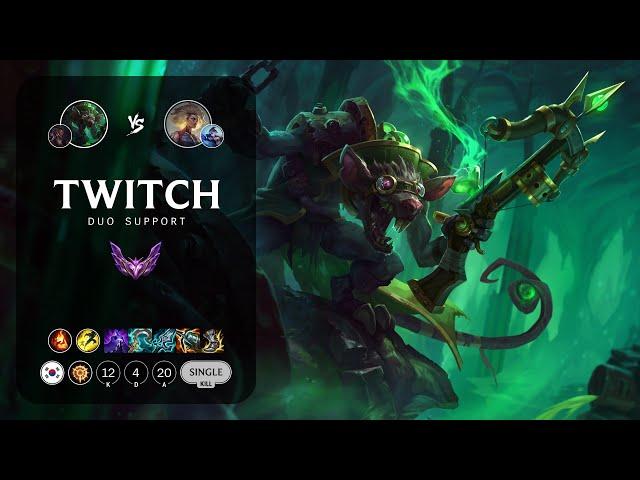 Twitch Support vs Rell - KR Master Patch 13.20