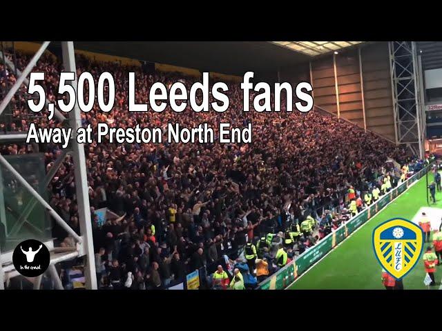 5,500 Leeds fans away at Deepdale, Preston