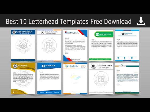 Top 10 Letterhead Template - Free Download ⬇ 2022