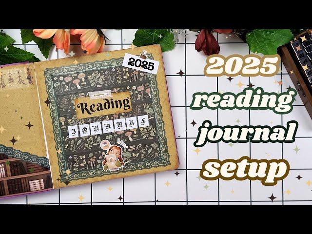 Square READING JOURNAL setup  Plan with me for 2025  15 different lists and trackers