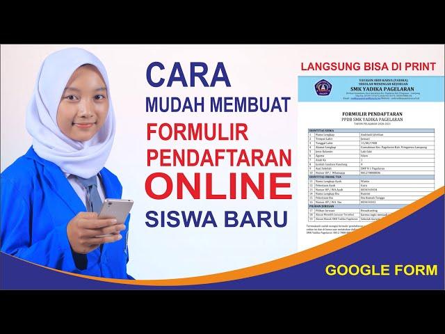 Cara Membuat Pendaftaran Online Siswa Baru | Tutorial Lengkap