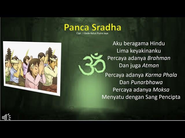 Keyakinan Beragama Hindu Lagu Panca Sradha (Lagu anak-anak Hindu)