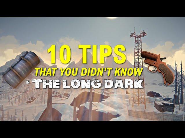 10 Tips you DIDN'T KNOW in The Long Dark