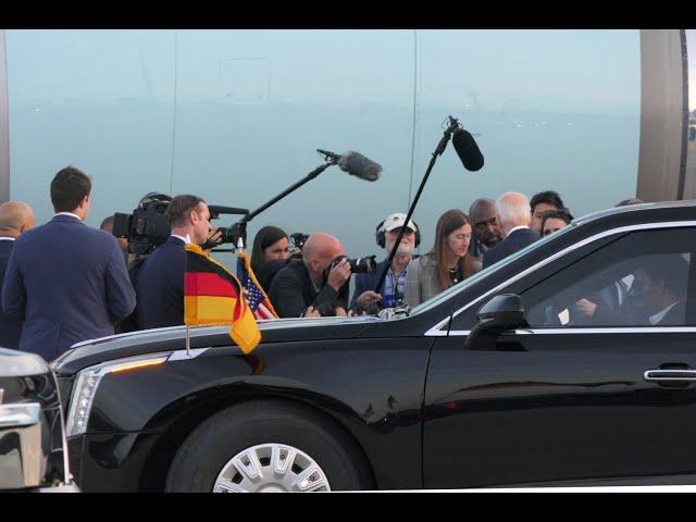 US President Joe Biden - Departure from BER Airport