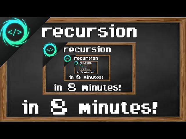 Learn Recursion in 8 minutes 