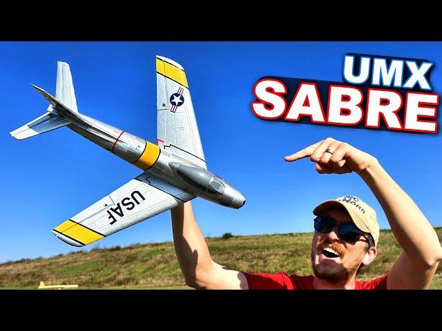 INSANE POWER in a Micro Jet! NEW! - E-Flite UMX F-86 Sabre 30mm RC EDF Jet