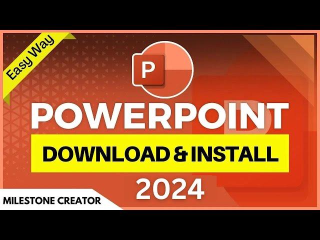 How To Download & Install Microsoft PowerPoint In PC [ Latest-2024 ] 