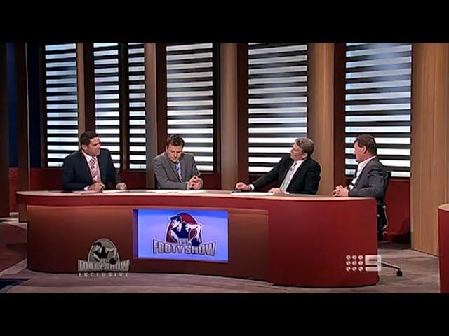 Garry Lyon interviews Ricky Nixon on The Footy Show - St Kilda schoolgirl scandal - 2011 - AFL