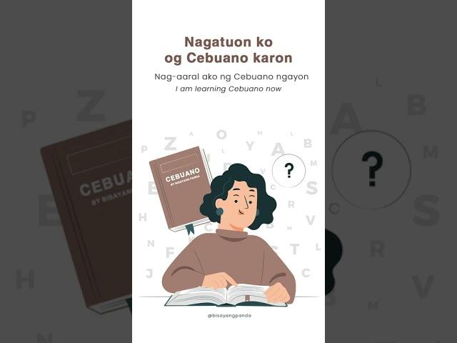  How to say "I am learning Cebuano now" in Cebuano with Filipino Translation [Learn Modern Bisaya]