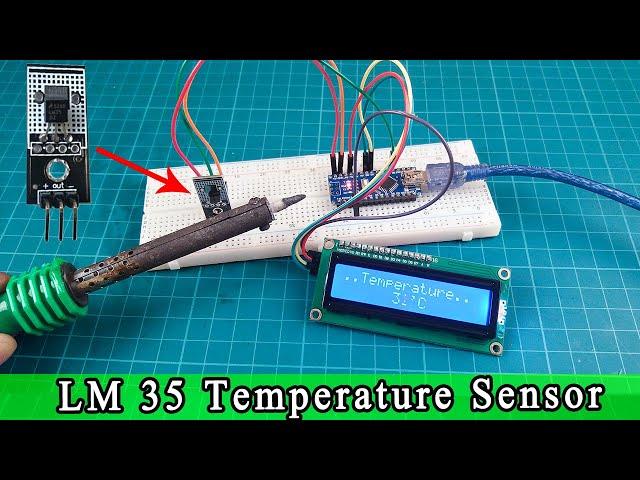 LM-35 TEMPERATURE SENSOR with Arduino Nano | how to work LM-35 TEMPERATURE SENSOR [With Code]