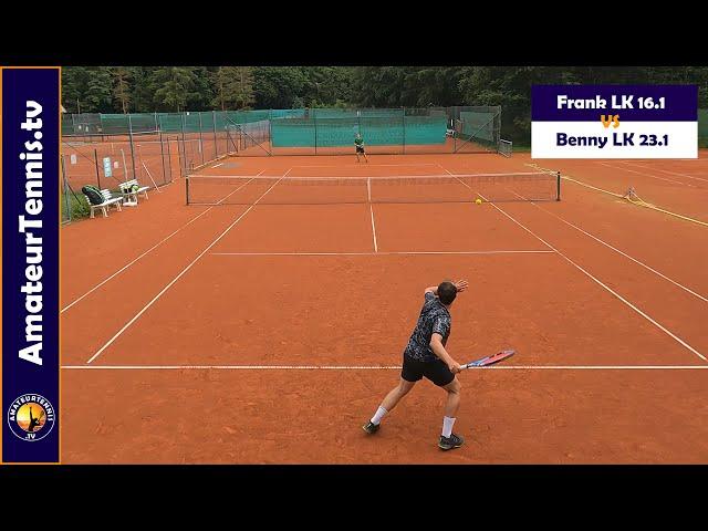 Amateur Tennis - Full Match  - LK 23.1 vs LK 16.1 (NTRP 2.5 vs NTRP 4.0)