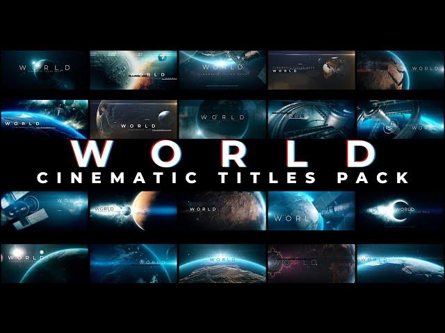 World Cinematic Titles Pack | Filmora Effect