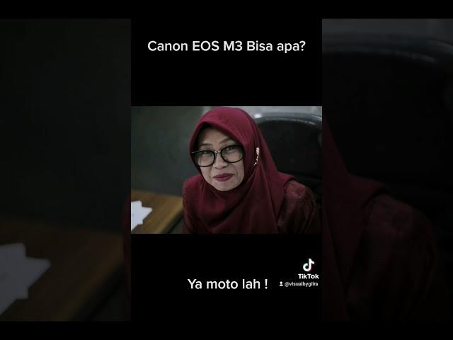 Camera murah emg bisa apa? #short #fyp #tiktok #canon #eosm3 #mirrorless