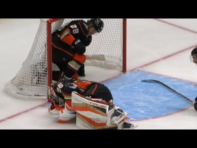 John Gibson Leaves Game With Injury #Request