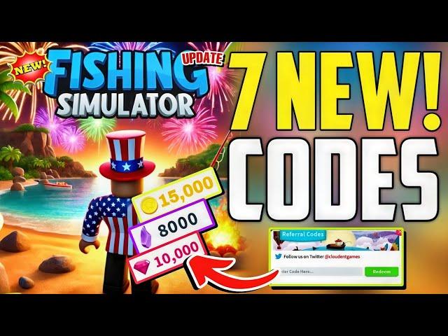 ️UPDATE!CODES️FISHING SIMULATOR ROBLOX CODES 2024 - FISHING SIMULATOR CODES