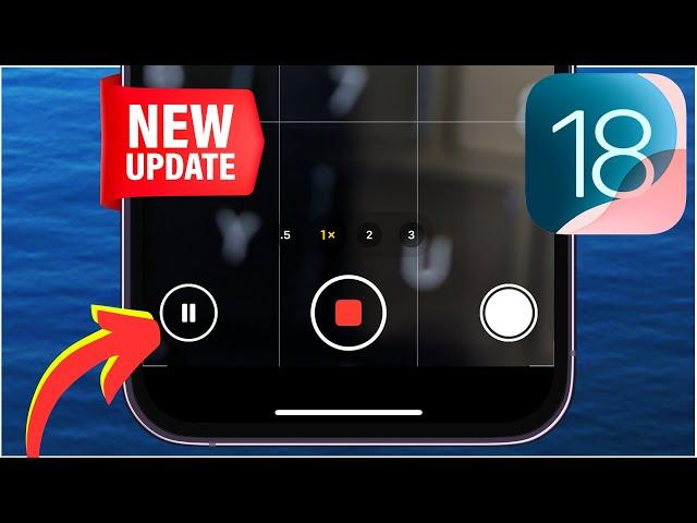 How To PAUSE Video Recording On iPhone (NEW UPDATE!)
