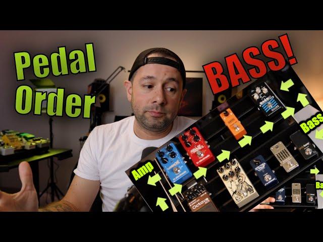 Basics & Fundamentals of BASS Effect Pedal Order w/ Sound Samples!