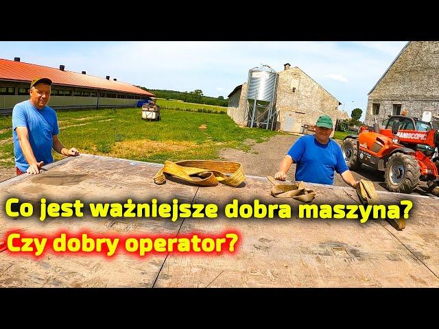 Does more depend on the machine or the operator's ability?  answers farmers from Wiktorówka