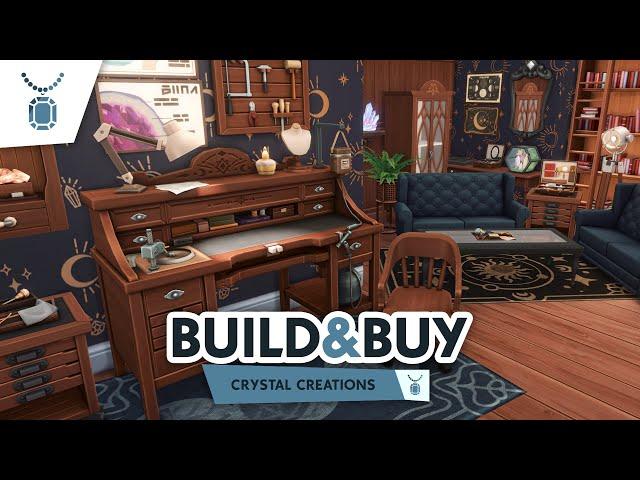 The Sims 4 Crystal Creations Stuff Pack: Build & Buy Overview