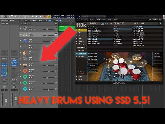 How to create MONSTER HEAVY drums in Steven Slate Drums SSD 5.5