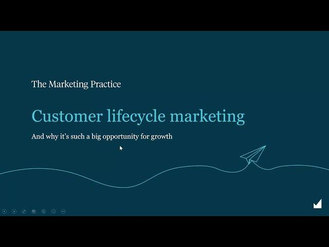 Customer lifecycle marketing