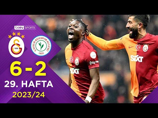 Galatasaray (6-2) Çaykur Rizespor | 29. Hafta - Trendyol Süper Lig 2023/2024