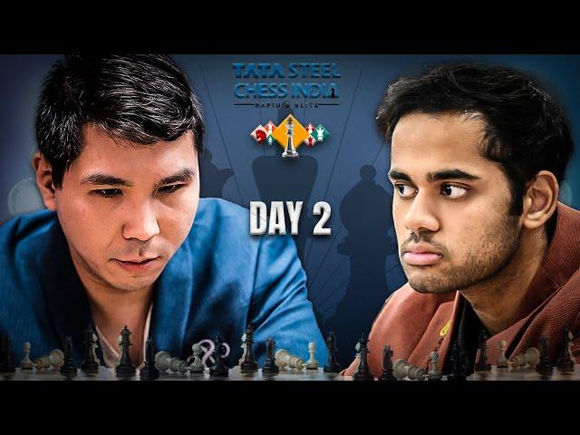 GRABECIOUS Na Brilliant Move!! | So vs Erigaisi Tata Steel Chess India 2024 Day 2