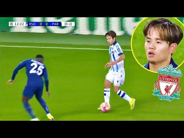 Takefusa Kubo vs PSG | ALL SKILLS | LIVERPOOL TARGET 