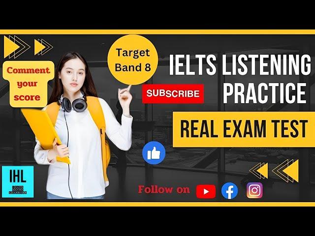 27 APRIL 2024 IELTS LISTENING TEST 2024 WITH ANSWERS |  FINAL MOCK TEST