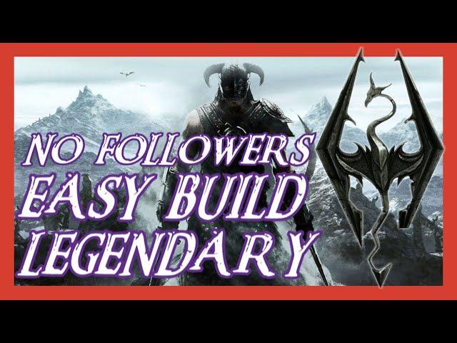 Extremely Quick And Easy OP Skyrim Legendary Build