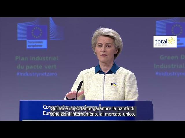 Risposta Ira: Von der Leyen, "Aiuti di stato, occorre evitare la frammentazione del mercato unico"