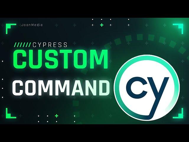 Create your OWN CYPRESS COMMAND NOW! | Cypress Tutorial For Beginners